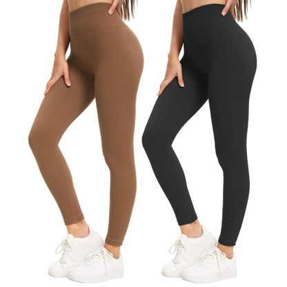 2 Pack Women's High Waisted Sexy Butt Lifting Seamless