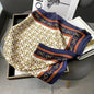 2026 Satin Imitation Print Silk Scarf Square Women Neck Scarves