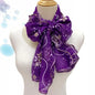 Lace Scarf Women Lightweight Hijab Elegant  Silk  Shawl Wraps Headband Handle Hair