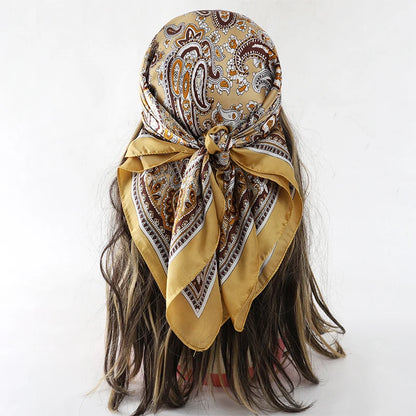 Bohemian Style Floral Print Women’s Scarf Scarves Bandana Hijab