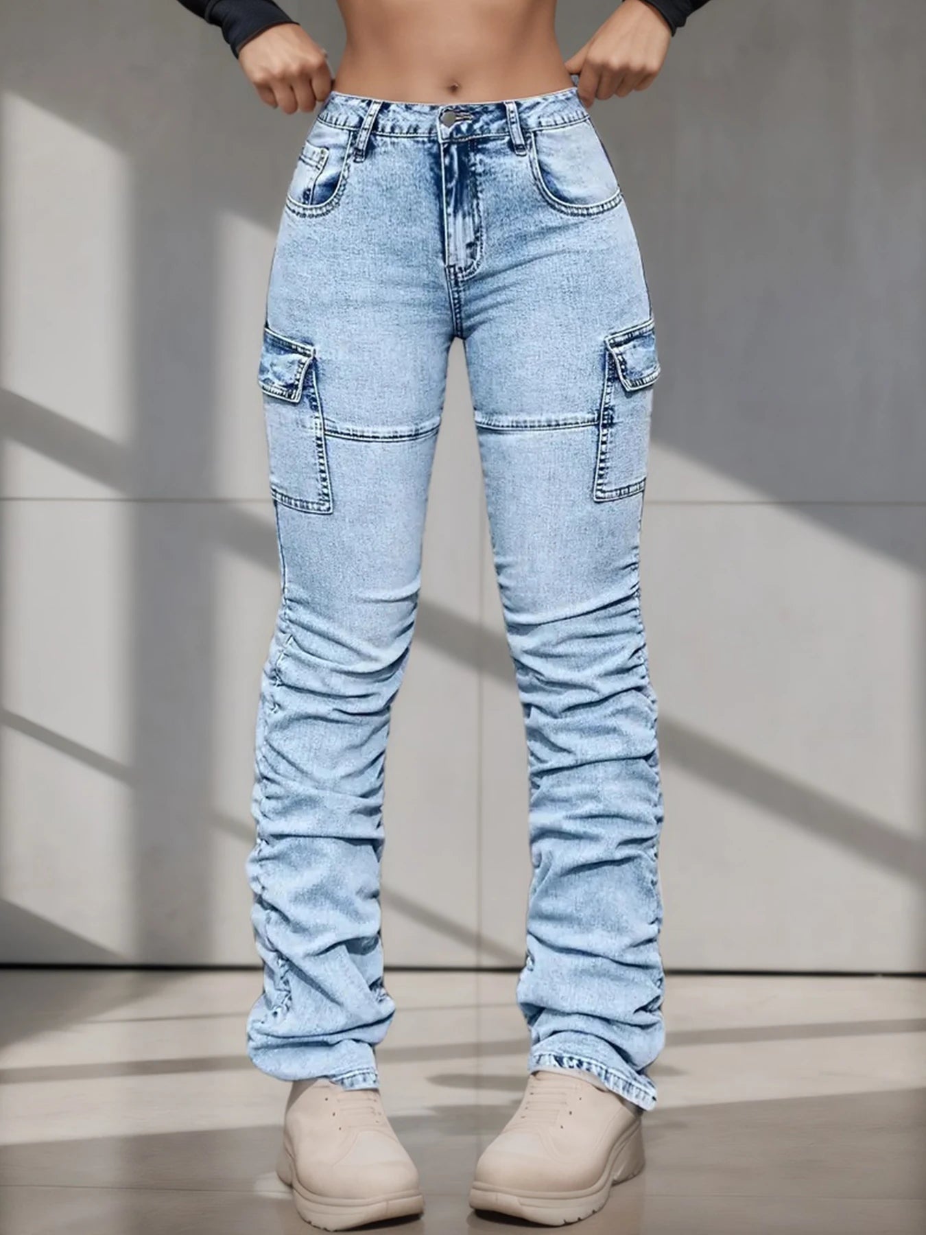 2025 New Women's High Waisted Elastic