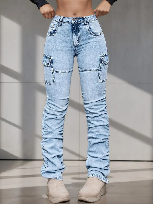 2025 New Women's High Waisted Elastic