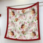 90cm Square Scarf Women Fashion Floral Twill Silk Shawl Hijab Luxury Bandana Foulard Neckerchief