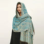 Pashmina Scarf Long Muslim Cashmere Shawl Turban Head Wraps For Women Luxury Brand
