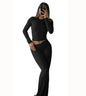 Women's Yoga Two-Piece Wide-Leg Activewear Set Casual Home Yoga Set