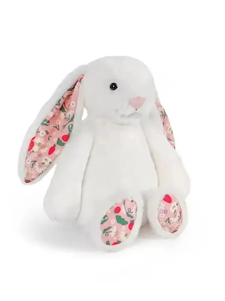 Bonnie Rabbit Plush Toy with Floral Ears Stuffed Doll Soft Sofa Cushion Kids