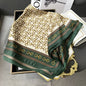 2026 Satin Imitation Print Silk Scarf Square Women Neck Scarves