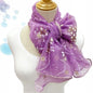 Lace Scarf Women Lightweight Hijab Elegant  Silk  Shawl Wraps Headband Handle Hair