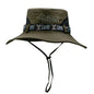 Summer Men Bucket Hat Outdoor UV Protection Wide Brim Panama Safari Hunting Hiking Hat Mesh