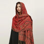 Pashmina Scarf Long Muslim Cashmere Shawl Turban Head Wraps For Women Luxury Brand