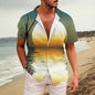 New Plus Size Men Solid Color Business Shirt