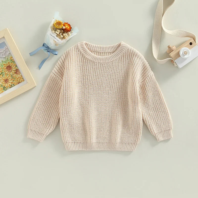 Infant Toddler Crew Neck Sweaters