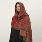 Pashmina Scarf Long Muslim Cashmere Shawl Turban Head Wraps For Women Luxury Brand