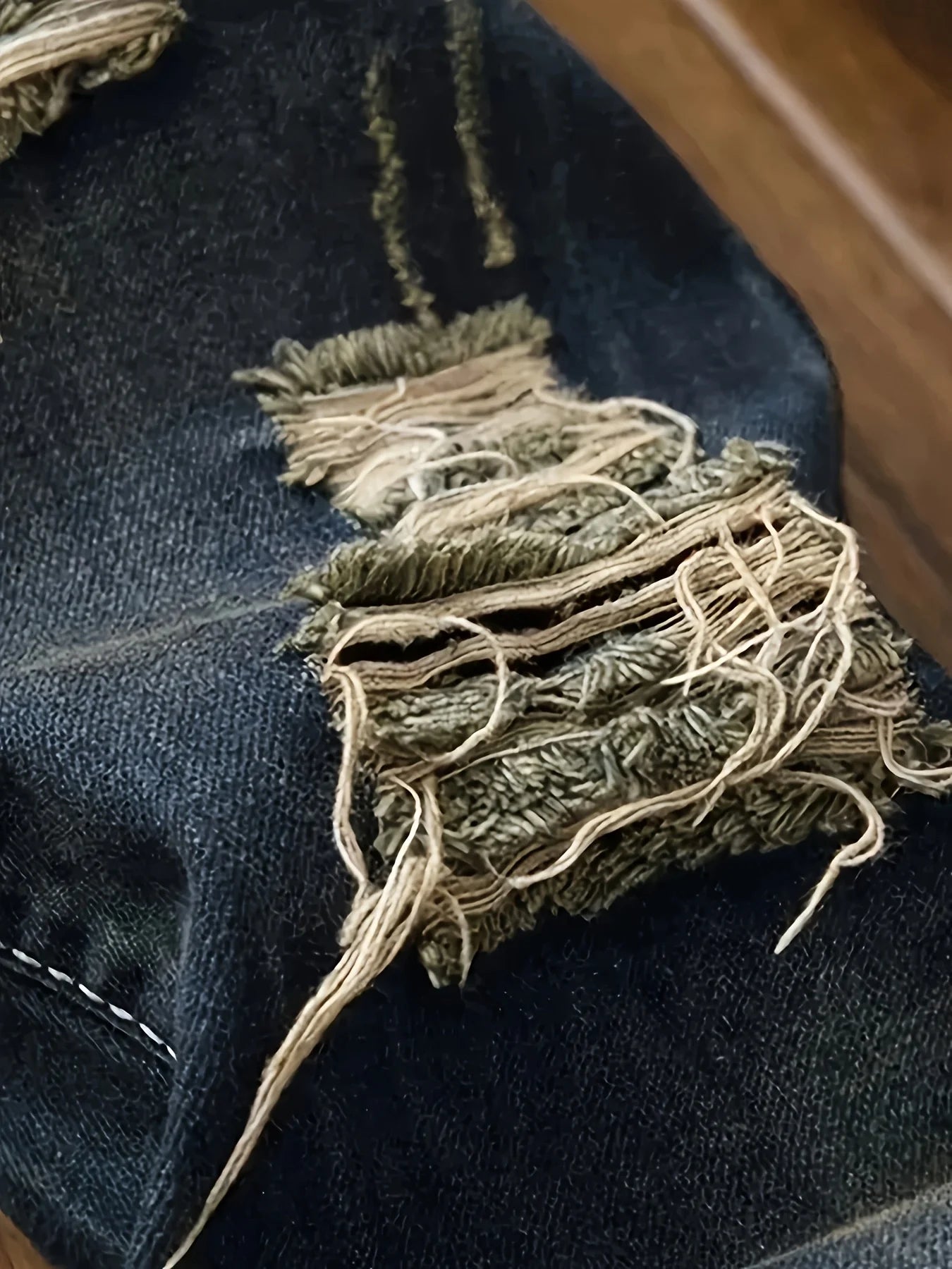 Men's Ripped Slim Biker Jeans