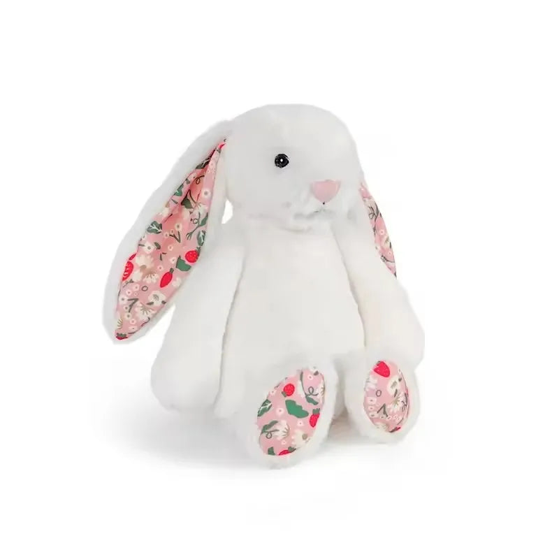 Bonnie Rabbit Plush Toy with Floral Ears Stuffed Doll Soft Sofa Cushion Kids