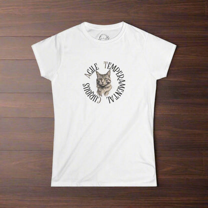 Whimsical Cat Lover's Softstyle Tee