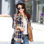 Luxury Winter Warm, Plus Velvet Thicken Plaid Shirt Style Coat Jacket For Women Clothes/Tops/Casual/Jacket/Outerwear For Female