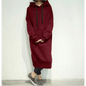 Modern Women Long Hoodies Autumn Winter Loose Hooded Sweatshirts Casual Oversized Sweatshirt Baggy Pullovers Dress Plus Size Super Soft Pullover Oversize Sweatshirt With Pocket