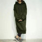 Modern Women Long Hoodies Autumn Winter Loose Hooded Sweatshirts Casual Oversized Sweatshirt Baggy Pullovers Dress Plus Size Super Soft Pullover Oversize Sweatshirt With Pocket