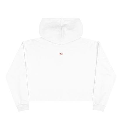 Spooky Cat Crop Hoodie for Women