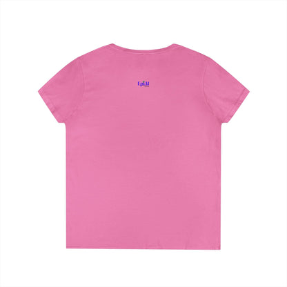 Stylish Meow V-Neck T-Shirt for Women - Perfect Gift for Cat Lovers