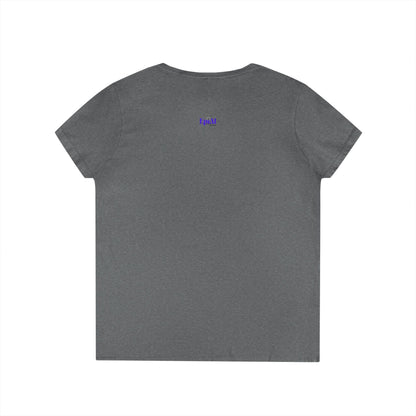 Stylish Meow V-Neck T-Shirt for Women - Perfect Gift for Cat Lovers