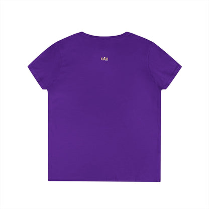 Stylish Meow V-Neck T-Shirt for Women - Perfect Gift for Cat Lovers